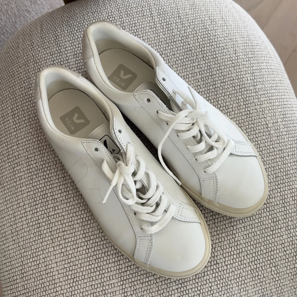 Veja Anthropologie Esplar Sneakers in Extra White - Picture 4 of 9